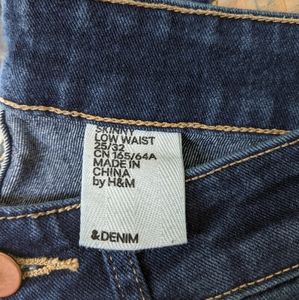 &Denim Skinny Low Waist Jeans 25/32